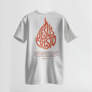 Camiseta Jesus Fire - Cotton